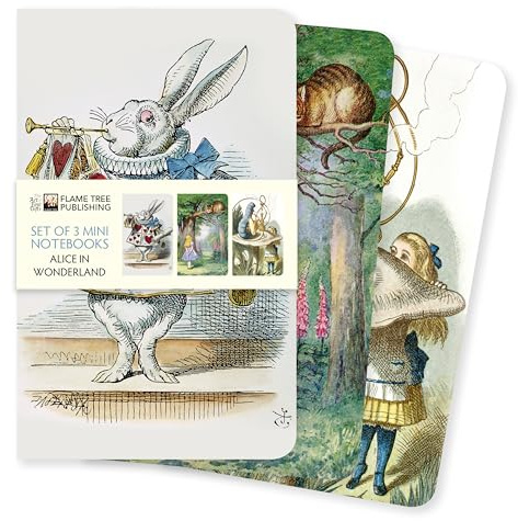 Dreier Set Mini-Notizbücher: John Tenniel, Alice im Wunderland: Unser beliebten Mini-Notizbücher im 3er-Pack mit flexiblen, künstlerisch gestalteten ... des Künstlers (Mini-Notizbücher (3er-Pack))
