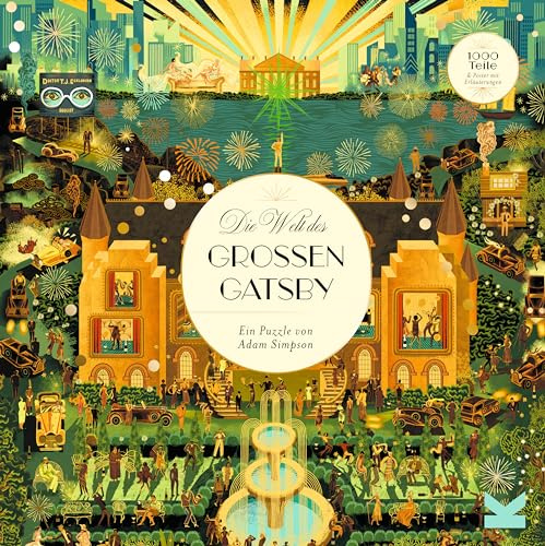 Laurence King 9783962444143 Le grand puzzle littéraire Gatsby, jaune