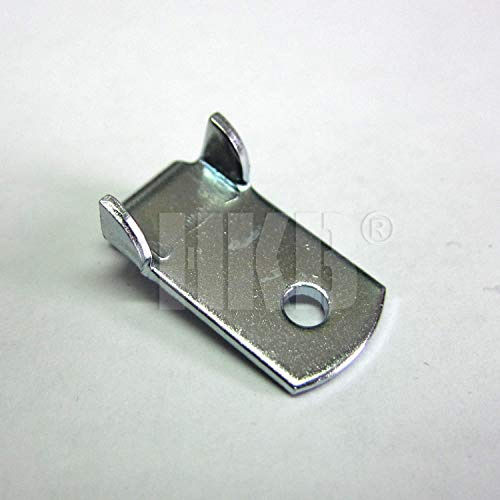 100 Stück Hettich Bodenträger VARI-11mm für VARI-16mm Schiene, Stahl silber chromiert, mit Loch für Schraube zur Arretierung des Regalbodens