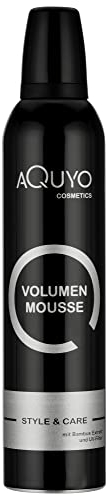 Style & Care Volumen Mousse Haarschaum (300ml) | Schaumfestiger verleiht dem Haar Halt und Fülle beim Fönen | Haarfestiger mit Hitzeschutz