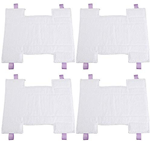 4 Pack Micro-Fiber Replacement Pads Compatible with Shark Rocket Dust-Away,Rotator,Navigator Lift-Away Pro Vacuum HV300 Series Ultra Light Stick Vacuum