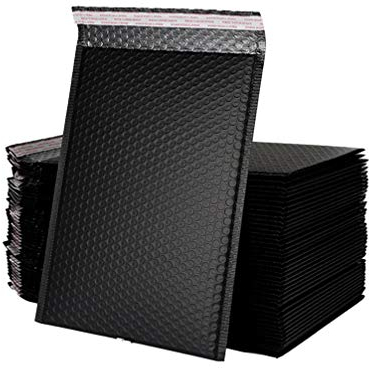 Toyvian 25st Bubble-Mailer Versandbeutel Schwarze Umschläge Schwarze Schaumstoffpolsterung Luftblasen-Aufbewahrungstasche Versandtaschen Warensendung Bunt Coextrudierte Folie Kleider