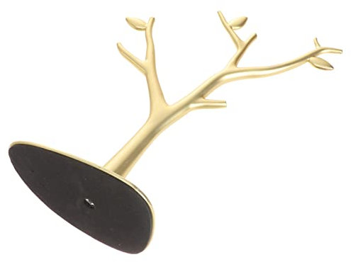 UPKOCH Stylischer Schmuckbaum Im Geweih-design Antler Schmuckständer Für Ringe Halsketten Armbänder Praktischer Schmuck Organizer Gold Für Wohnräume Büros Und Geschäfte