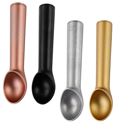 MAGICLULU 4pezzi Cucchiaio Per Di Paletta Multifunzionale Per Dessert Melone e Ghiaccio Pratico Per Bar e Cucine Variati