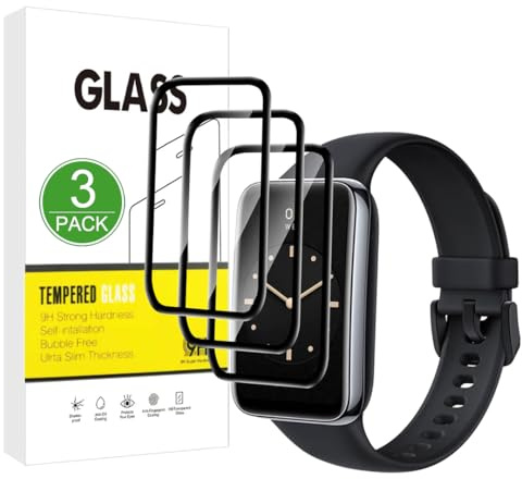 X-Dision [3 Pack Protector de Pantalla Compatible con Xiaomi Mi Band 7 Pro,[Resistente a los arañazos][Cubierta Completa Curvada en 3D] Protector para Xiaomi Mi Band 7 Pro