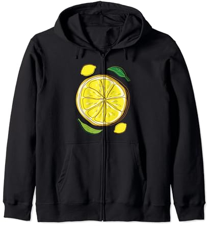 Joli cadeau jaune citron pour hommes, femmes et enfants Sweat à Capuche