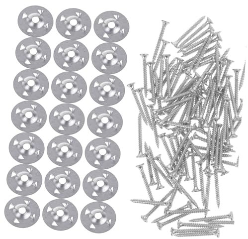 Arandelas para Tablero Aislante de Espuma 1 Juego de Hierro Plata