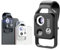 Nanozoom - Obiettivo zoom 200x per telefono cellulare, nano zoom 200x per iPhone, microscopio con lente CPL / luce LED e universale
