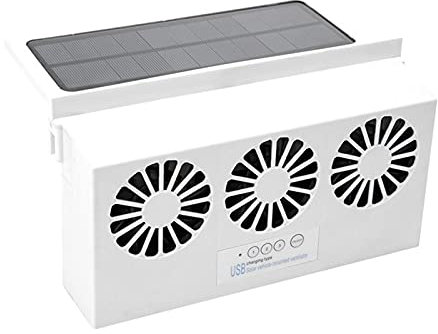 Souffleur Centrifuge, Ventilateur de ventilation de voiture USB Double chargement de véhicule refroidissement outil d'échappement ventilateur véhicule air circulation de la fumée de fumée ventilateur