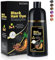 black hair dye shampoo Champú de tinte para el cabello negro champú de tinte para el cabello triple en uno para hombres y mujeres, que puede cubrir el pelo blanco de inmediato, la hierba es natural