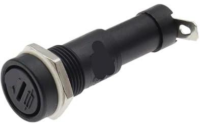 DPNABQOOQ 5 Stücke R3-9 Sicherungshalter 6x30mm Glassicherung 15A 250V 6 * 30 Sicherungshalter(7A)