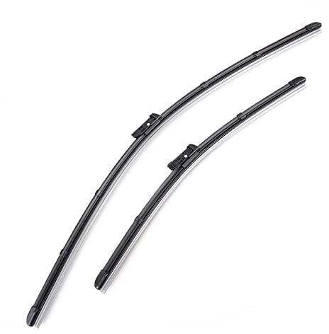 Para Q7 Para 4LB SQ7 SUV Para 4M Coche Limpiaparabrisas de goma doble 2006 2007 2008 2010 2011 2012 2015 2016 2017 2018 2019 2020 2021 2022. Parabrisas Escobillas(A)