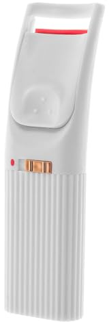 MUCKLILY Beheizbare Wimpernzange Elektrisch mit 40℃ Temperatureinstellung Tragbares Design aus Abs und Elektronischen Komponenten Weiß 2 Stück Aaa Batterien nicht Enthalten für Reisen