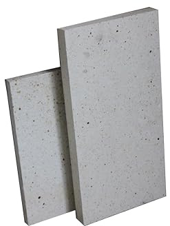 HeWaTherm Schamotteplatte Industriequalität 1460°C 2300kg/m³ Al2O3 46% (300x300x20mm)