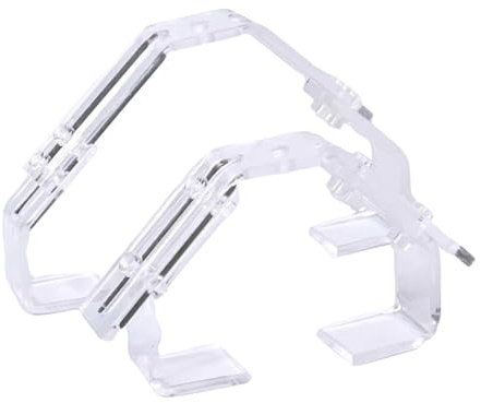 kowaku 2 Stück Aquarium Licht Clip Befestigung mit Stabiler PP Konstruktion Lampenhalter Pflanzenbeleuchtung Halterung Bracket Clamp für Aquarien Passend