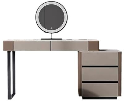 VEXDOSLE Frisiertisch, luxuriös, leicht, italienisch, kleines Schlafzimmer, Massivholz, Schminktisch