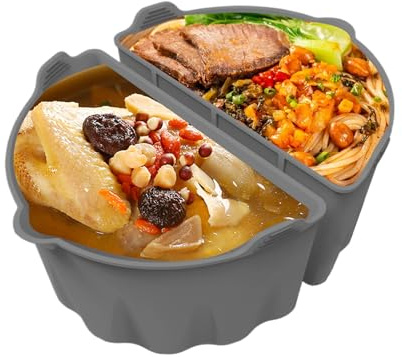 Silicone Slow Cooker Liner | Oval Shape Dishwasher Safe,Reusable Silicone Slow Cooker Pot Liner | for Vegetable Soup Chicken Fish Shrimp Potato Tomato Family Gathering