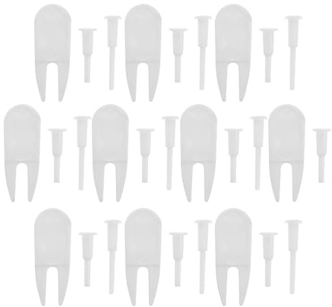 YARNOW Bouchons de Valve pour Ballon de Yoga 60 Pcs, Plastique Abs Solide, 3 Tailles, Kit de Rechange avec Extracteur, Étanchéité pour Fitness et Exercices Sportifs