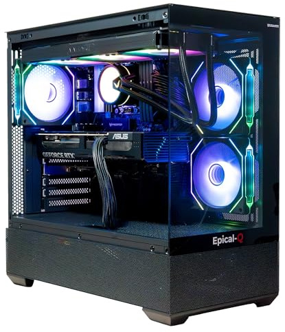 Epical-Q Ordenador sobremesa Gaming Driftix AMD Ryzen 7 9700X, 24GB, 1TB SSD NVME, RTX 5060Ti 16GB + Windows 11 Pro