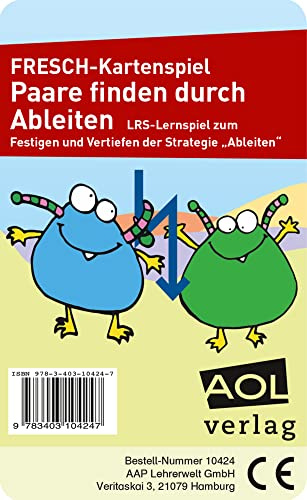 FRESCH-Kartenspiel: Paare finden durch Ableiten: LRS-Lernspiel zum Festigen und Vertiefen der Strategie Ableiten (1. bis 4. Klasse) (Fit trotz LRS - Grundschule)