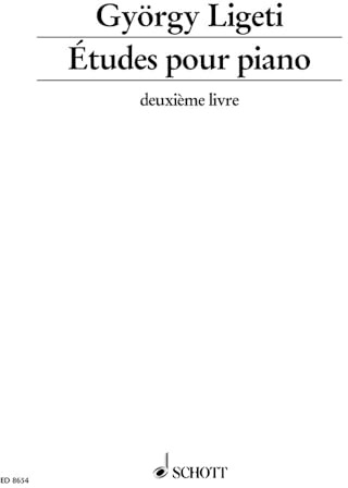 Études pour piano: deuxième livre. piano.