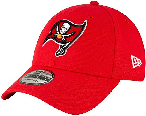 New Era Casquette Ajustable 940, Tampa Bay Buccaneers, Homme, Rouge, Taille unique