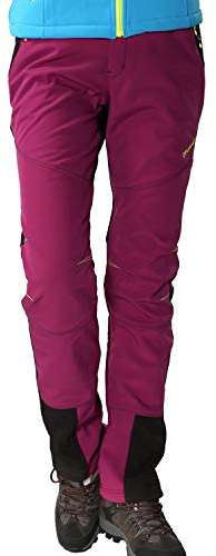 FLYGAGA Damen Outdoorhose Softshellhose Wanderhose Gefüttert Fleece Warm Wasserdicht Winddicht Thermohose Winterhose Skihose Snowboardhose Trekkinghose Funktionshose Herbst Winter