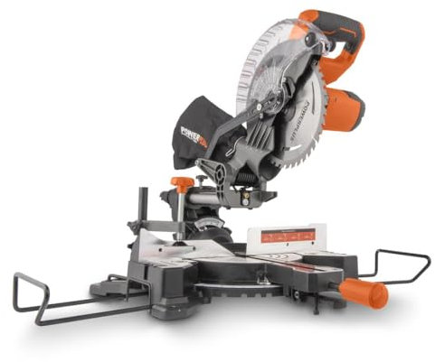 Dual Power Akku Kapp und Gehrungssäge POWDP2560-20V Gehrungs- und Kappsäge, Ø210mm - Laser - ohne Akku und Ladegerät - mit 1 Acc.