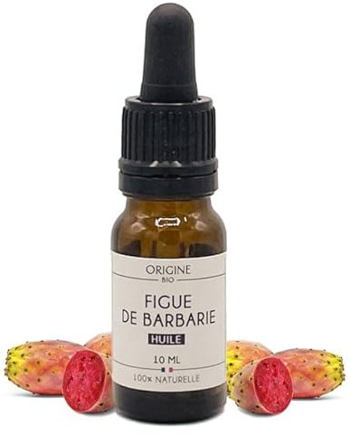 Origine.bio - Huile de Figue De Barbarie 100% Pure et Naturelle Pressée à Froid Huile de Pépins de Figue De Barbarie Visage Anti Rides