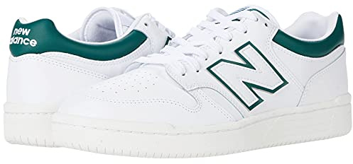 New Balance Unisex vuxen BB480 V1 Court sneakers, Vit grön, 36 EU