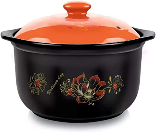 YQBUER Cacerola Olla de cerámica de cerámica doméstica Sopa de cerámica Sopa de Sopa de cazería