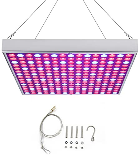Ikodm Grow Lampe, 15W Grow Light, Vollspektrum Pflanzenlampe, LED-Wachstumslicht für Pflanzen für Zimmerpflanzen, Gemüse, Blume, Anzüge, Indoor Gartenarbeit Gemüse, Grow Tent, Greenhouse