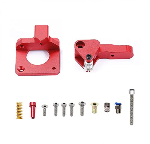 Dual Drive Extruder, Aluminium Dual Gear Extruder Upgrade Ersatzkit für Creality 3D-Drucker CR-10/CR-10S/CR-10S Pro/Ender 3/Ender-5/ und Tornado 3D-Drucker