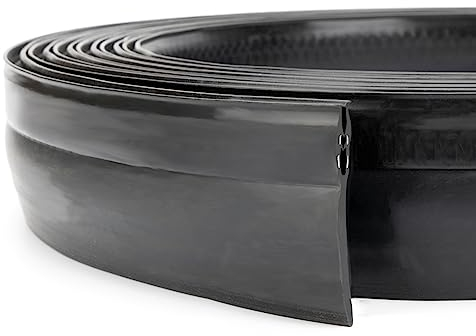 Qagea 018-546 RV Slide Out Clip Rubber Seal Weather Stripping with 2 Wiper is Suitable for RV Camper Door Window Channel (25 Ft)