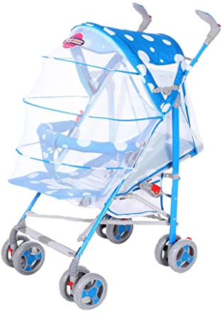 ZONABSQQ Kinderwagen Kinderwagen, verstellbare Rückenlehne und Verdeck, stoßdämpfende Reifen, um 360 ° drehbarer Griff, Aufbewahrungstasche (Grün, Rosa, Blau) Komfort und Sicherheit