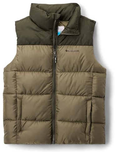 Columbia Puffect Chaleco, Aislamiento Thermarator, Mentonera, Bolsillos Seguros, Puños Elásticos - Juvenil Unisex