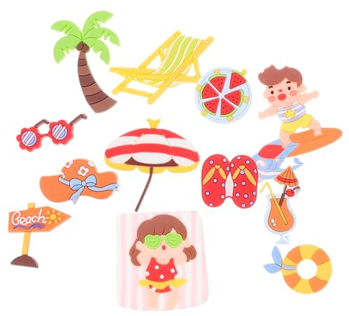 Luxshiny Sonic Cake Topper Personalised Birthday Cake Decorations for Ocean Themed Party