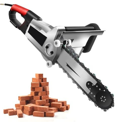 richigblosmum Sierra Eléctrica de Cadena para Hormigón 8900W con Enfriamiento por Agua Inteligente | Profundidad de Corte 35cm/48cm | Hoja de Diamante para Muros Reforzados, Granito & Azulejos 350