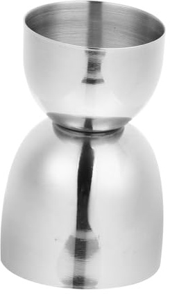 Mipcase Misurino Cocktail Jigger in Acciaio Inossidabile Pesante Dosatore Liquori Doppia capacità Bicchiere Resistente e Facile da Strumento Professionale per Barman e Uso