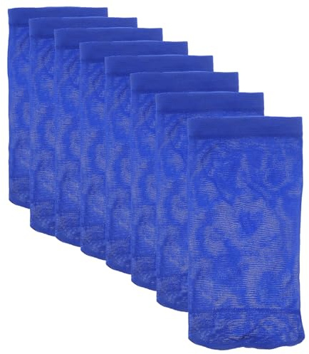 SEWACC 20 pièces Filtre de Piscine Élastique Skimmer Socks pour Panier de Filtration Maille Fine Réutilisable pour Piscines Hors Sol et Enterrées Accessoire de Nettoyage Pratique