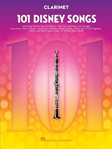 101 Disney Songs -For Clarinet-: Noten, Sammelband für Klarinette (CLARINETTE)