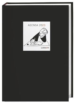 Loriot Agenda A5 2023. Taschen-Kalender mit Platz für Organisatorisches und Humor. Die besten Zeichnungen von Loriot in einem praktischen Buchkalender.