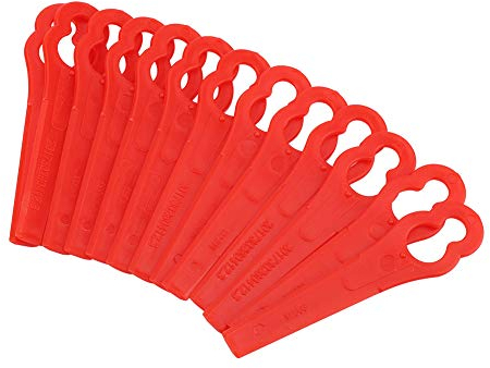 TOPINCN 100 PZ Lame per Tagliaerba Plastic, Lame di Taglio per Macchina in plastica per FRT18A FRT18A1 Art 46155 FRT20A1 Accessori per Taglio Macchina Attrezzi da Giardino