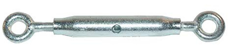 Spannschloss verzinkt mit zwei Ösen M 20 Durchmesser 24 mm KRAMP