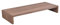 KIRIGEN Monitor Stand Wooden -Desk Stand Wood for Computer/Laptop/TV Printer - Monitor Arms & Stands Desk Riser for Office Organizers -Desktop Workspace lenth 39cm Dark Brown