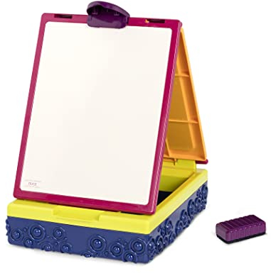B. toys - Take It Easel - Kreide & Radiergummi - Tischplatte Staffelei - 2 Zeichenbretter - Tragbare Kreidetafel & Whiteboard - Zeichnung Spielzeug für Kleinkinder, Kinder - 2 Jahre +
