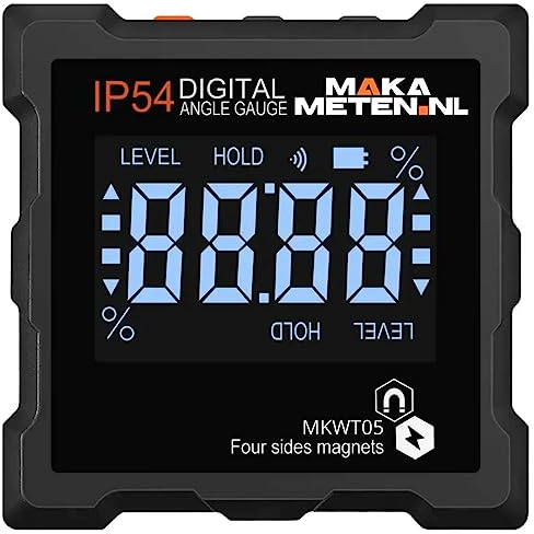 MAKA Digitaler Neigungsmesser 4x90° Inklinometer mit Magneten