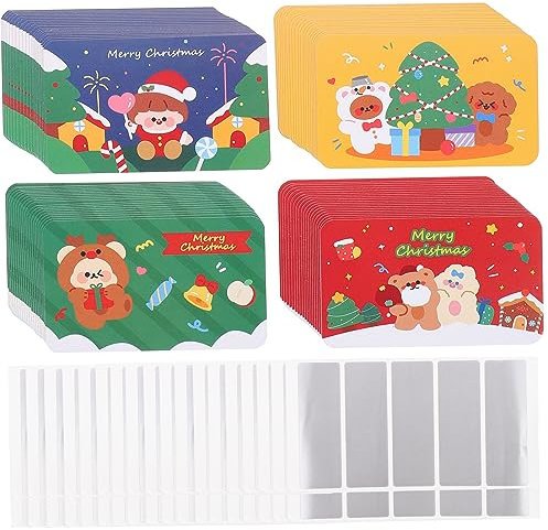 Parliky 160-teiliges Rubbelkarten-set Für Jungen Und Mädchen Weihnachtsgrußkarten Rubbelbeschichtung Kreative Papier-rubbelkarten Für Klassenzimmer Und Kindergarten