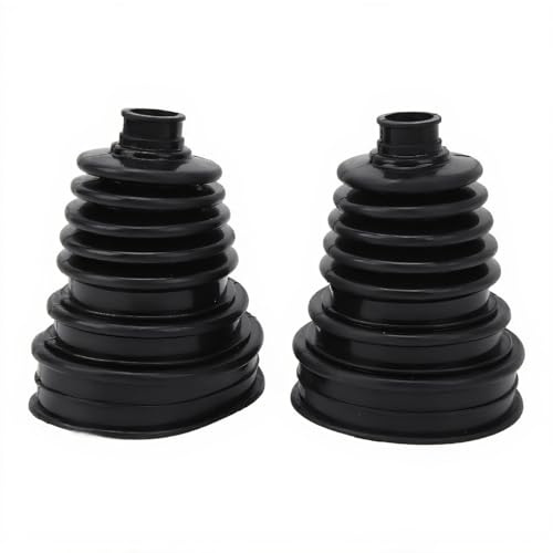 2pcs CV Constant Velocity Dust Cover,Universal CV Boot Silicone Rubber Flexible Constant Velocity Joint Highly Flexible CV Boots for Cars CV Joint Kit with 4 Clamps