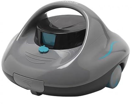 WINONDE Aspirador para Piscinas Elevadas, Robot Limpiafondos con Tecnología De Autoaparcamiento, Limpiafondos De Superficie, Navegación Inteligente